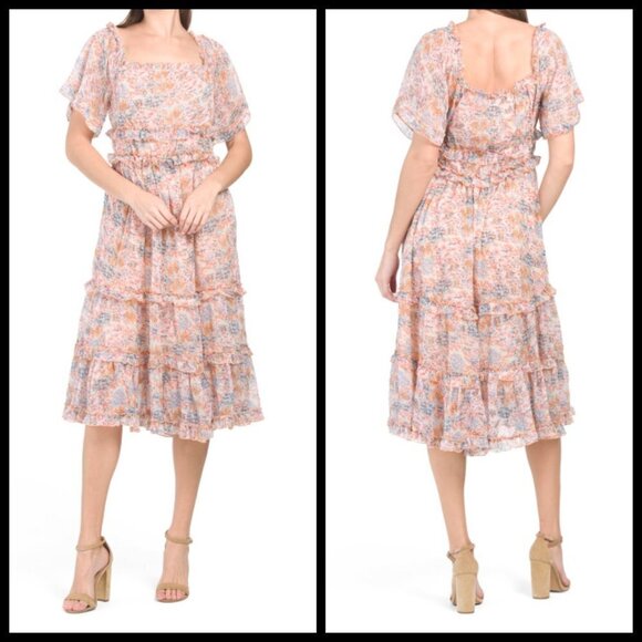 💕LOVE THE LABEL ANTHROPOLOGIE💕 Waterlily Dress - Picture 4 of 16